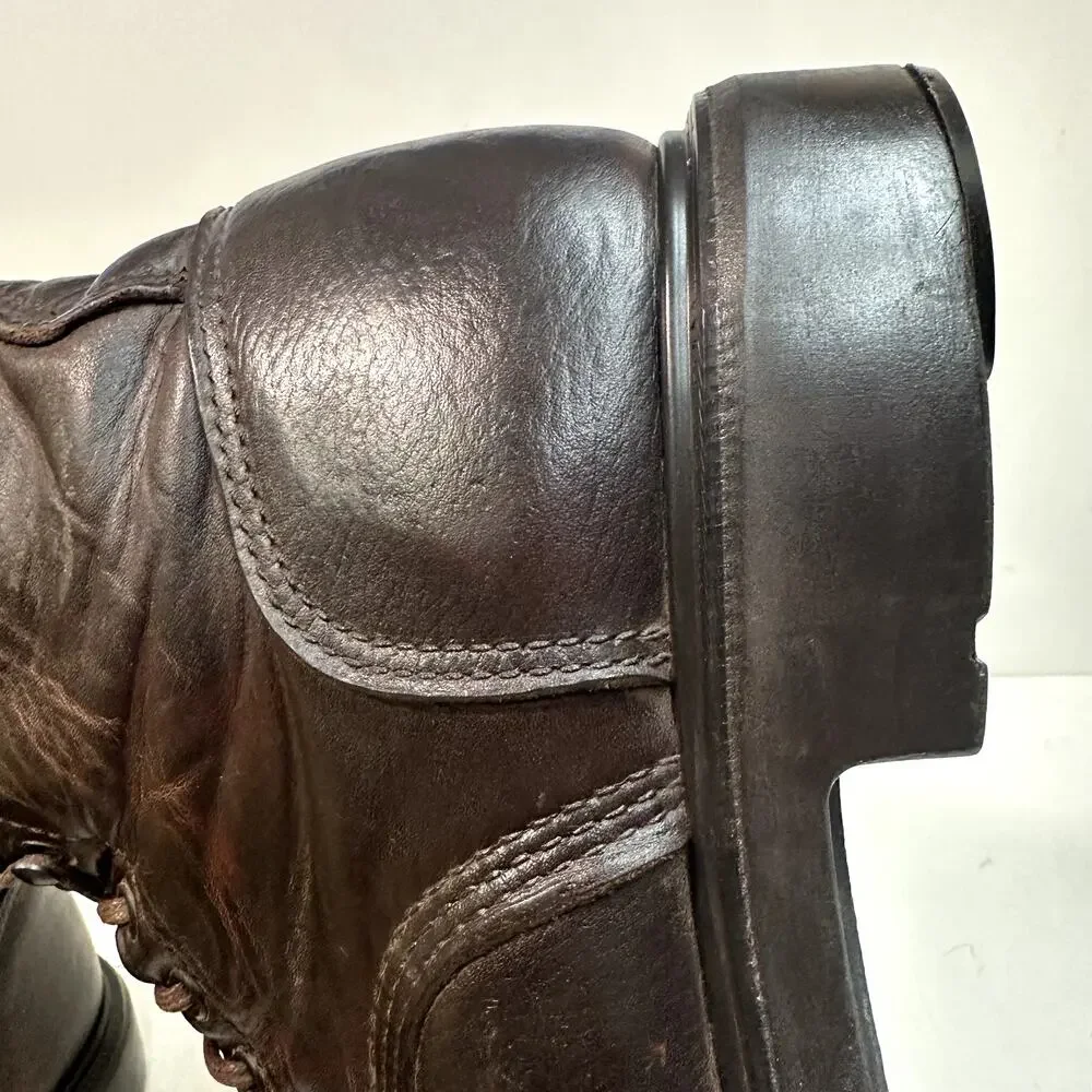 GUC Red Wing 4451 Supersole Steel Toe Safety Boots Conductor Made in USA 12 D